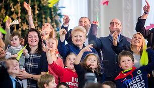 Renginio &bdquo;Knygų Kalėdos&ldquo; akimirka