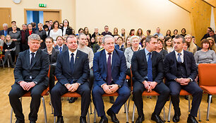 Saulius Skvernelis,  Kęstutis Navickas, Kęstutis Trečiokas