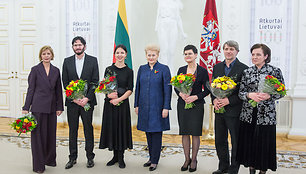 Nacionalinių kultūros ir meno premijų teikimo ceremonija