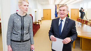 Laura Matjo&scaron;aitytė ir Viktoras Pranckietis