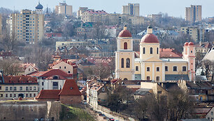 Žvilgsnis nuo Trijų kryžių kalno