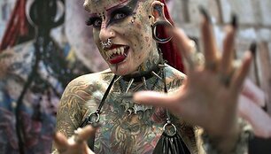 Tatuiruočių meistrė Maria Jose Cristerna