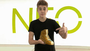 Justinas Bieberis „Adidas“ reklamoje