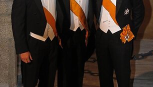 Liuksemburgo princai (i&scaron; kairės): Sebastienas, Louisas ir Felixas
