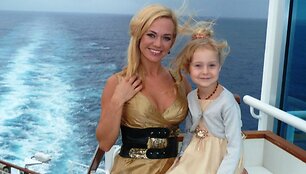 Ingrida Martinkėnaitė su dukra Marija