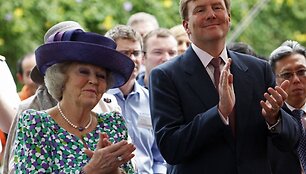 Nyderlandų karalienė Beatrix ir princas Willemas Alexanderis
