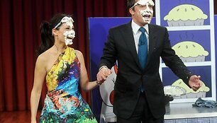 Lucy Liu ir Jimmy Fallonas