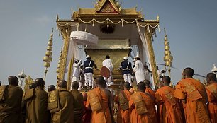 Kambodžos karaliaus Norodomo Sihanouko laidotuvių procesija