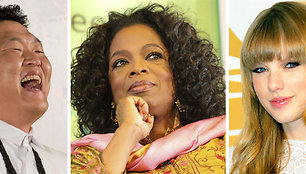 Psy, Oprah Winfrey ir Taylor Swift