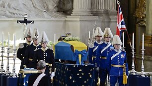 Laidotuvių akimirka