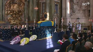 Laidotuvių akimirka