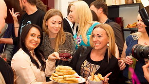 Pasaulinės restoranų dienos &scaron;ventės akimirka