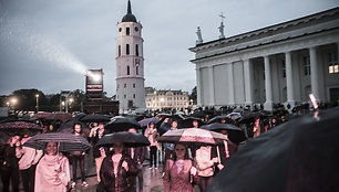 „Jazzanovos“ koncertas Katedros aikštėje