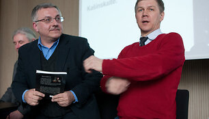 Akimirka i&scaron; knygos pristatymo
