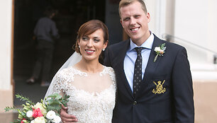Donata Vi&scaron;tartaitė ir Jonas Karalius