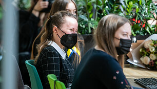 Dianos Nausėdienės susitikimas su Ukrainos studentais 