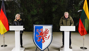 Lietuvai priskirtos Vokietijos brigados &scaron;tabo inauguracija