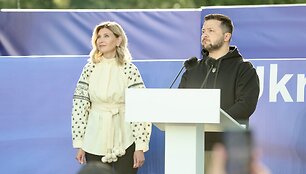 Olena Zelenska ir Volodimyras Zelenskis