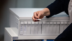 Žmogaus biologinių i&scaron;teklių centro atidarymas LSMU Kauno klinikose