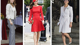 I&scaron; kairės į de&scaron;inę: princesė Letizia, Kembridžo hercogienė Catherine ir &Scaron;vedijos princesė Madeleine