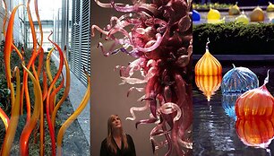 Dale&rsquo;o Chihuly stiklo darbai