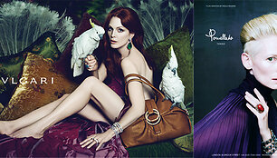 Kairėje: Julianne Moore, de&scaron;inėje: Tilda Swinton