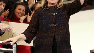 Paskutinė Hillary Clinton kaip valstybės sekretorės darbo diena. Atsisveikinimas Va&scaron;ingtone. 