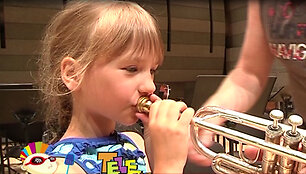 Muzikos instrumentai vaikų akimis: nuostabusis trimitas