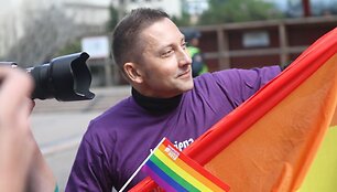 Akcija prie&scaron; homofobiją