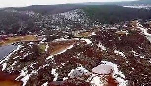 Vieta, vir&scaron; kurios sprogo Tunguskos meteoritas