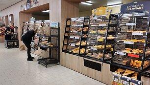 Vokietijos prekybos centre tik duonos lentynos buvo kiek tuštesnės