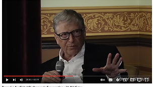 „Blogiausia pasaulyje“: ar Billas Gatesas taip įvertino dabartinę Ukrainos valdžią?