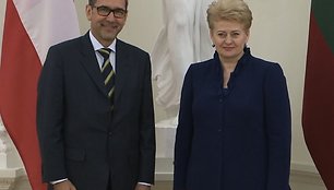 Johannas Spitzeris ir Dalia Grybauskaitė