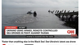 Ukrainiečių sukurtas jūrų dronas
