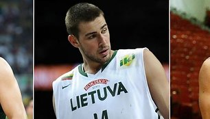 Linas Kleiza, Jonas Valančiūnas, Jonas Mačiulis