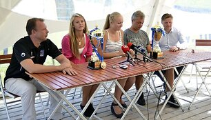 Marius Vasiliauskas, Monika Povilaitytė, Ieva Dumbauskaitė, Tadas Donėla ir Dainius Budrys