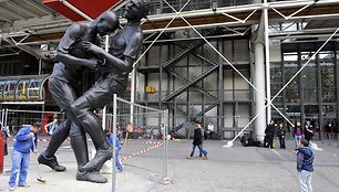 Zinedine'o Zidane'o ir Marco Materazzi skulptūra