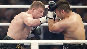 Aleksandras Povetkinas ir Ruslanas Chagaevas