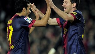 Pedro Rodriguezas ir Lionelis Messi