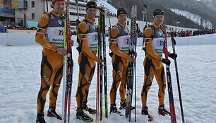 Lietuvos biatlono estafetininkai