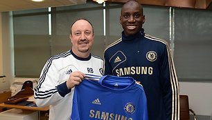 Rafa Benitezas ir Demba Ba 