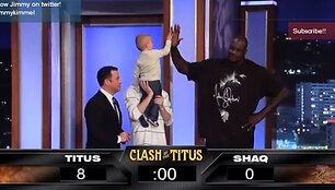 Titus Ashby ir Shaquille'as O'Nealas.