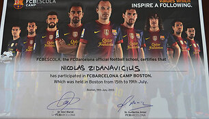 Lietuvis dalyvavo &bdquo;Barcelona&ldquo; vaikų stovykloje