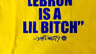 &bdquo;Warriors&ldquo; gerbėjai &scaron;aiposi i&scaron; LeBrono Jameso