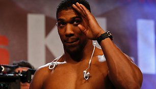 Vladymyras Klyčko susitinka su Anthony Joshua