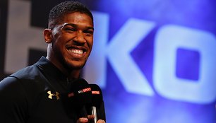 Vladymyras Klyčko susitinka su Anthony Joshua