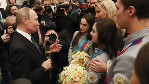 Alina Zagitova, Vladimiras Putinas ir Jevgenija Medvedeva