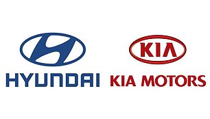 Hyundai ir Kia logotipai