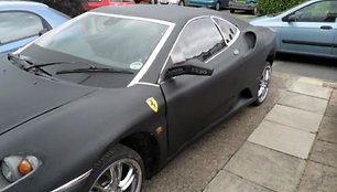 Į „Ferrari F430“ perdarytas „Peugeot 406 Coupe“