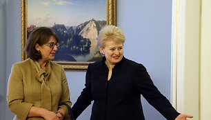 Dalia Grybauskaitė ir Gruzijos užsienio reikalų ministrė Maja Pandžikidzė